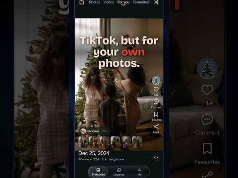 Someone built a free, ad-free TikTok for your own photos 📱 #cameraroll #photoapp #androidapps