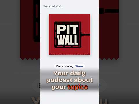 Your daily podcast about your topics, made from one sentence by two AI hosts #podcasts #AI