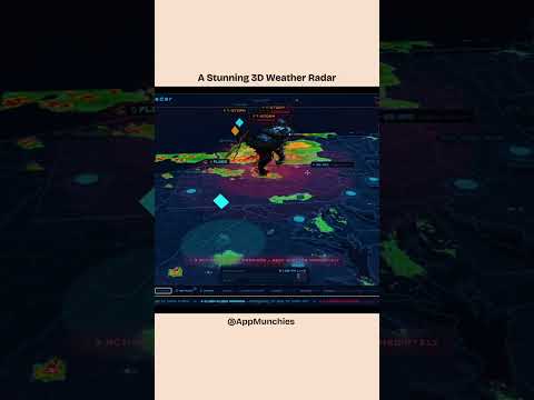 Stunning 3D weather radar