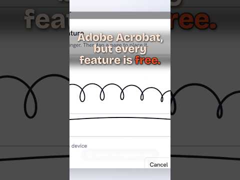 This looks like a serious, completely free, open-source Adobe Acrobat alternative 📄 #pdfeditor