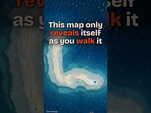 This map only reveals itself as you walk it