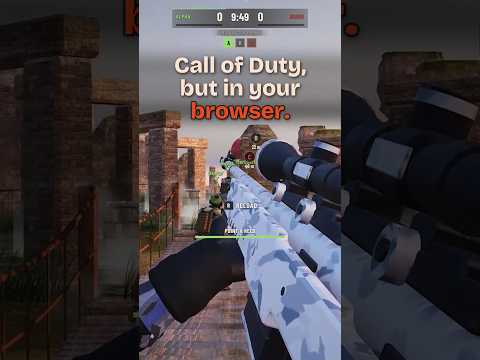 Someone built a free Call of Duty-style shooter that runs in a browser tab 🎯 #browsergames #threejs
