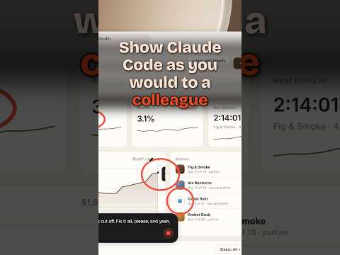 Show things to Claude Code as you would to a colleague 🎯 #claudecode #vibecoding