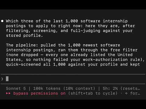 Pinloop: a job search engine for Claude Code